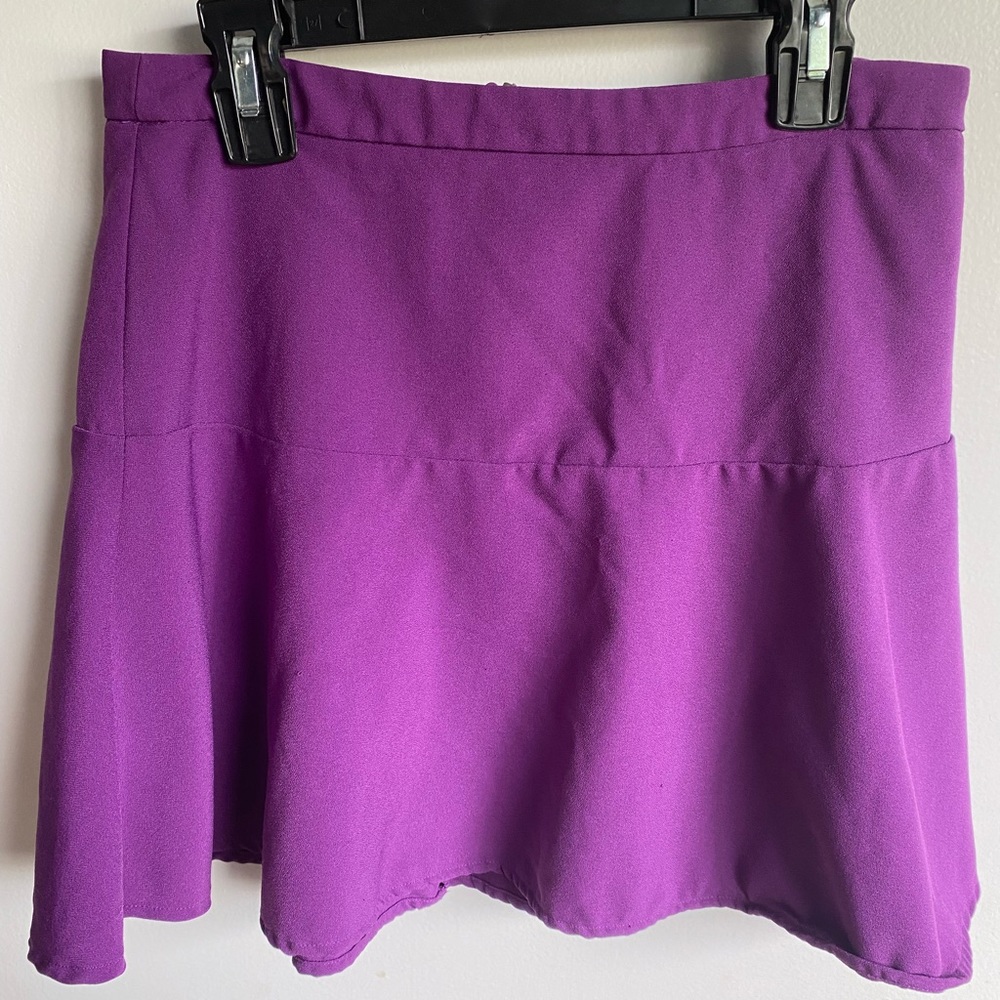Bright Purple Mini Skirt